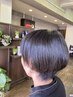 新【迷ったらこれ♪】 カット+白髪染め+極上潤艶+炭酸+お好み仕上げ