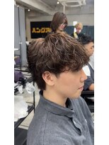 ハングアウト(Hangout)&nbsp;シャドウパーマ　沖縄メンズ美容室