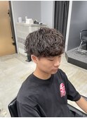 【梅田】波巻きパーマ