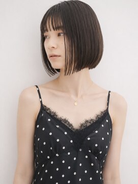ドロップ(drop) 大人ミニボブ×シースルーバング