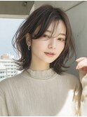 【イエベ秋30代】顔周りレイヤーで垢抜けるくびれミディ