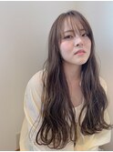 スーパーロングのベイクドカラー