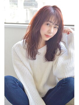 ソイクフ 高田馬場店(SOY-KUFU) 大人可愛い20代30代40代イメチェンレッドブラウン似合わせカット