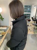 シキ 渋谷(siki) 【siki】くすみベージュボブ(原宿/表参道)