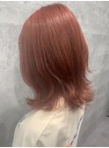 ミディアム20代30代40代イメチェンフルバング似合わせカット美髪