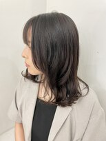 エンドリンク(endlink) シースルーバング×ミディアムヘア