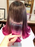 Wカラーピンクグラデーション