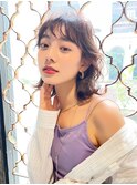 【ROJITHA表参道原宿】シフォンベージュ×外はねミニボブ