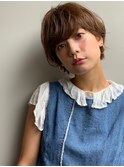 マッシュショート×アンバーブラウン