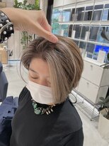 ステアケース 武蔵小杉店(stair:case)&nbsp;お顔周りの脱白髪染めハイライトカラー　武蔵小杉　30代40代50代