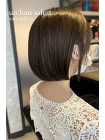 アン たまプラーザ(un) シンプルボブ/イルミナカラー/髪質改善オージュア