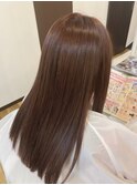 ピンクブラウンカラー