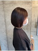 ACE 横浜　小顔ボブ×透明感カラー