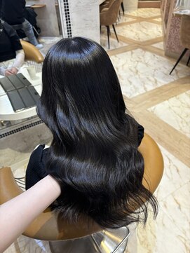 ロンドローズ 名古屋(Lond damaskRose) 顔周り ボブ 韓国 レイヤー ダブルカラー 名駅 リタッチ538