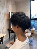 エヌアンドエー 杉戸高野台店(N&A)&nbsp;似合わせツイスパ黒髪マッシュ ツーブロック メンズパーマ