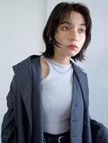 ケーツー あべのキューズモ－ル店(K-two) レイヤーボブ*前髪なしボブ*モカベージュカラー*30代40代50代