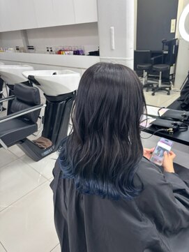 アライブ ハラジュク(ALIVE harajuku) 【ALIVE 夕貴】ブルーグラデーションカラー