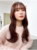 Say.黒髪ボブルフネビージュ小顔ワンレンロングレイヤー表参道