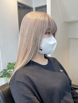 ミーム 原宿 表参道(meme) ◎ブロンドヘアダブルカラーハイトーンカラーケアブリーチ#原宿