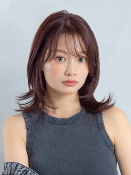 アース 大宮駅前店(HAIR&MAKE EARTH) 外ハネミディアムヘア