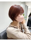 ショートボブ　くびれボブ