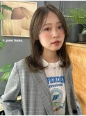 【hana】ブリーチなしダブルカラー/透け感カラー（王子駅）
