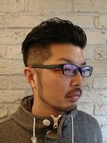 グラッドバーバードットエビス 恵比寿(GLAD BARBER. EBISU)&nbsp;サーフカール/スパイキーショート/ブルーブラック[恵比寿]
