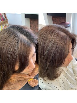 アメリ(Ameri) -Ameri-藤川☆白髪ぼかし【浜町/ショート/ボブ/髪質改善】