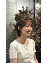 ランタン(LANTERN)&nbsp;耳かけボブ×やわらかブラウン