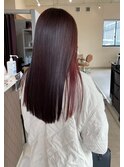 イヤリングカラー×レッドブラウン