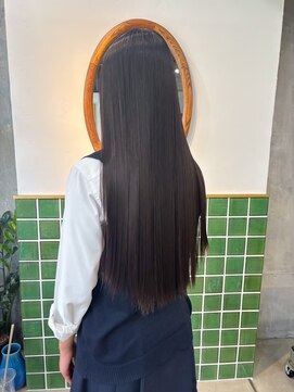 ゴブンノロク(GOBUN NO ROKU) 透明感大人ガーリーグレージュレイヤー髪質改善トリートメント