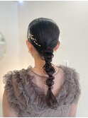 お客様ヘアアレンジ