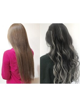 気分によって長さを変えたいあなたに！簡単イメチェン♪軽い付け心地でモチも◎色も長さも理想が叶います◎