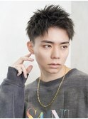 爽やか短髪【スパイキーアップバングショート】