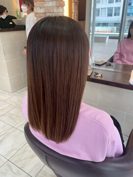 ルページ 千葉(lpage) 髪質改善/顔周りレイヤーカット/グレージュ[千葉/千葉駅]