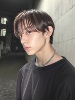 ネオリーブウリ 二子玉川店(Neolive uri) ブルーブラックフェザーパーマサーフカールセンターパート