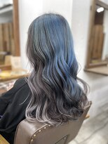 リッカ(RICCA)&nbsp;【ダブルカラー】ライトブルー×ホワイトシルバー♪恵比寿