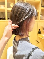 オーガニックエコ 川越(organic+eco)&nbsp;ピンクインナーカラー×ぱつっとボブ