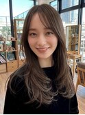 【髪質改善】ロングセミディ姫カットワンカールシアーカラー