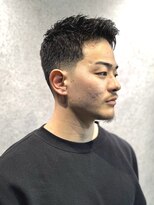 フジヤマバーバーショップ アジト(FUJIYAMA BARBER SHOP ajito)&nbsp;メンズカットアップバングテーパーフェードスパイキーショート