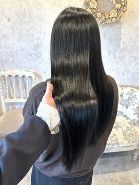 ディーヴァヘアーエズ(DIVA hair Eze) うる艶ロング◎超音波トリートメント ブルーブラック