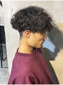 MEN’S/リバースセンターパート/ニュアンスパーマ/群馬高崎