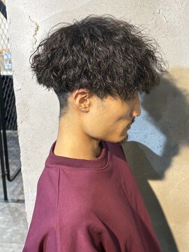 ニアウ 高崎店(Niau) MEN’S/リバースセンターパート/ニュアンスパーマ/群馬高崎