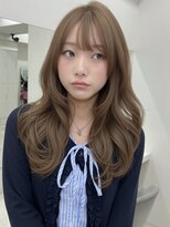 アイトーキョーエス 渋谷(AI TOKYO S)&nbsp;ブリーチなしダブルカラーヘーゼルベージュ透明感ワンホンヘア