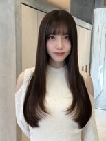 シーシンジュク 新宿南口(Sea shinjuku)&nbsp;ワンホンレイヤー×ダークブルー[デジタルパーマ/ボブ/韓国]