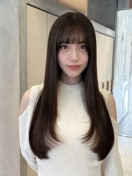 シーシンジュク 新宿南口(Sea shinjuku) イメチェン×ピンクベージュ[アンブレラカラー/前髪]