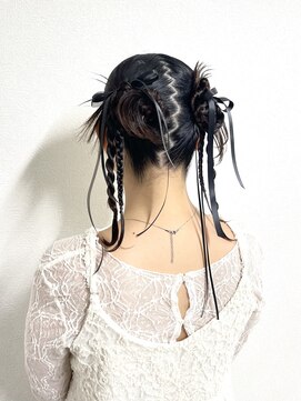 ヒュミ(hymy) 結婚式参列に♪/お呼ばれヘア/おとなっぽヘア/カチモリ/韓国ヘア