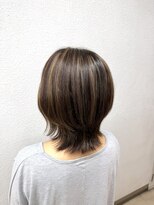 マーシュアトレ(marshu atre)&nbsp;*白髪ぼかしハイライト*くびれボブ*