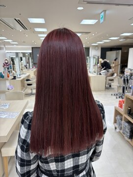 ケンジ 平塚ラスカ店(KENJE) ピンクブラウン/ダークブルー/デジタルパーマ/平塚駅
