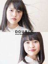 ダブル(DOUBLE)&nbsp;ピュアさ漂うガリーロブ
